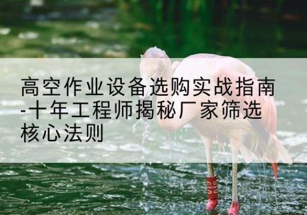 华亭剪叉式升降机厂家-高空作业设备选购实战指南-十年工程师揭秘厂家筛选核心法则